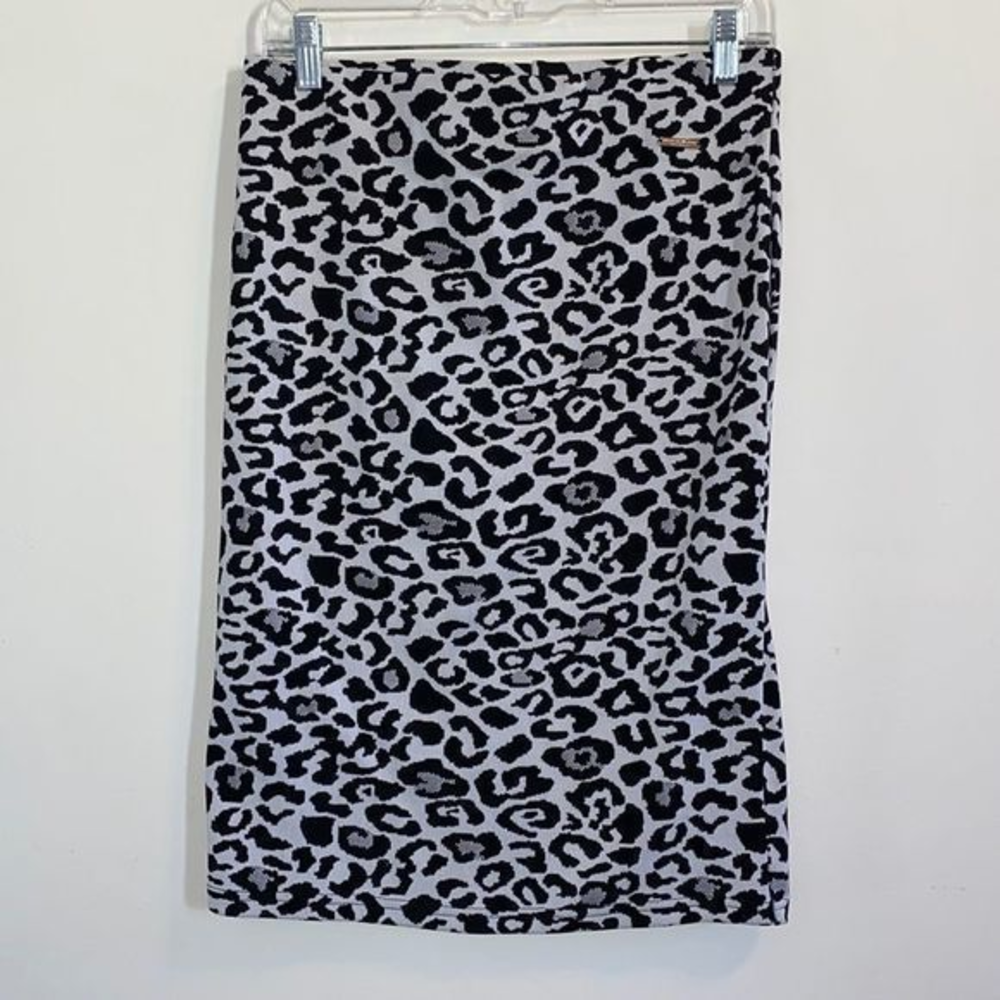 Marc New York Leopard Print Skirt Size Small
